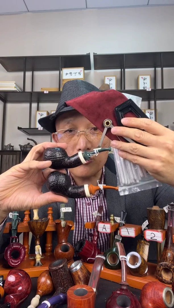 石楠木纯手工意大利石楠木烟斗