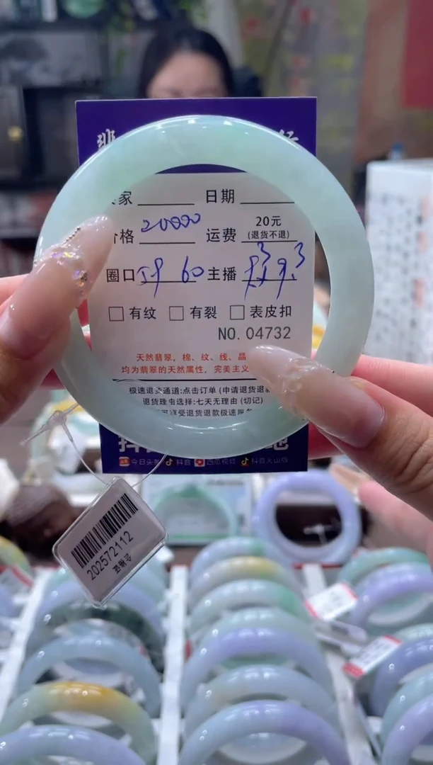 未镶嵌手镯翡翠04732****