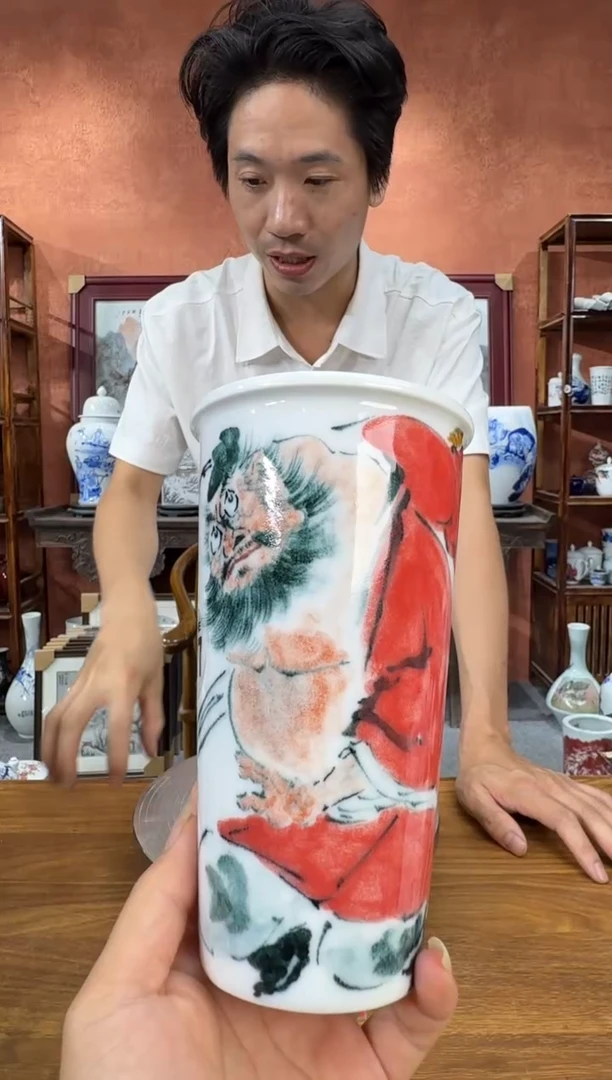 吴义松陶盟手工手绘陶瓷编码：5677