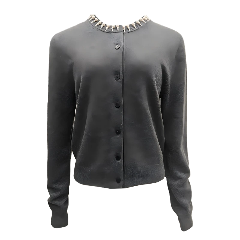 【晨粉专享价】百搭士亮片针织开衫毛针织衫长袖毛衣