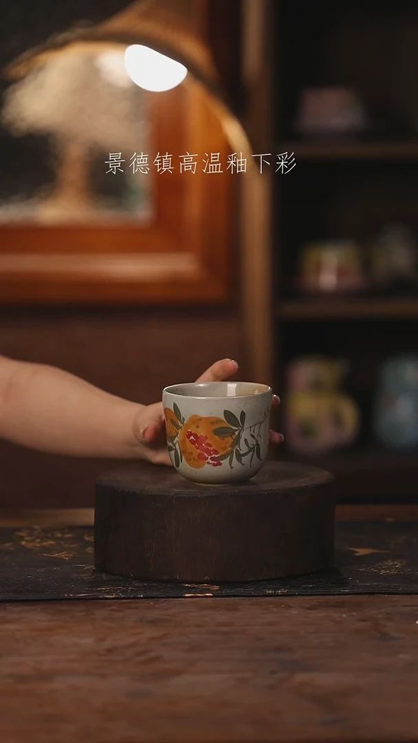陶瓷景德镇高温釉下手绘陶瓷483