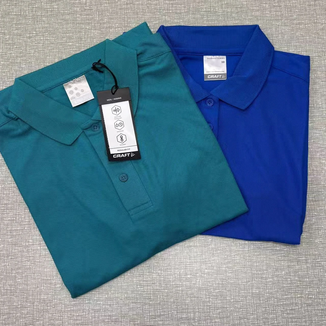 LANGTU-HT-polo领 纯色净版 短袖T恤男女同款CRAFT03CRAFT04
