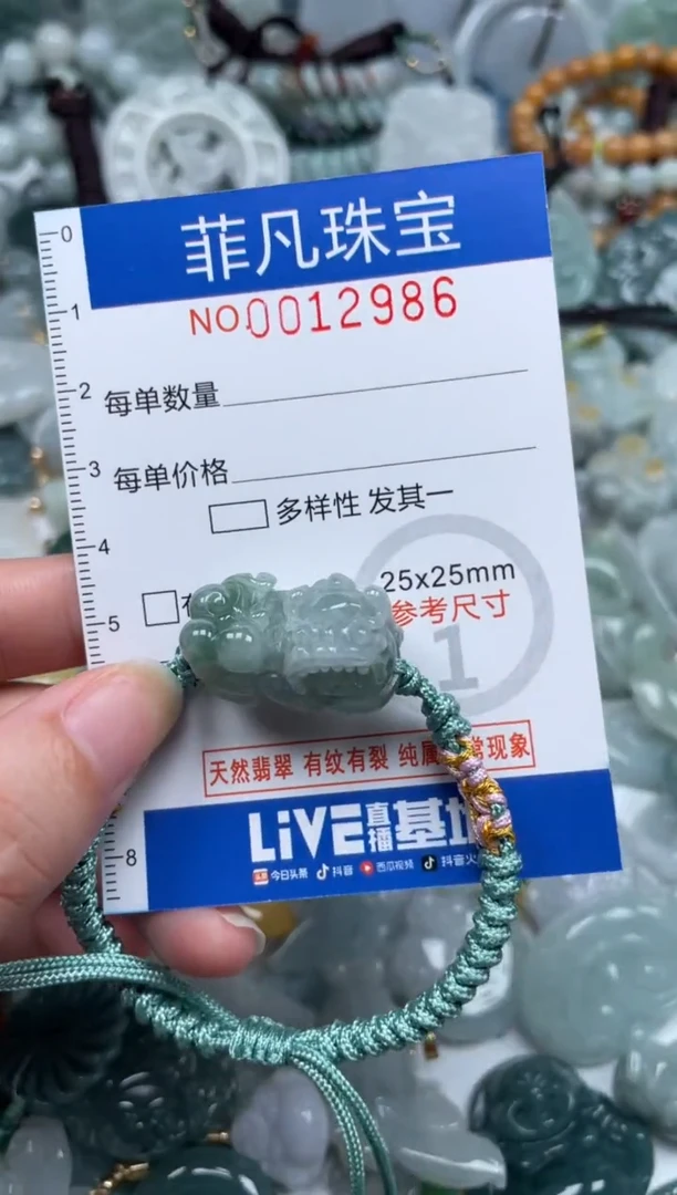 颈饰未镶嵌翡翠12986