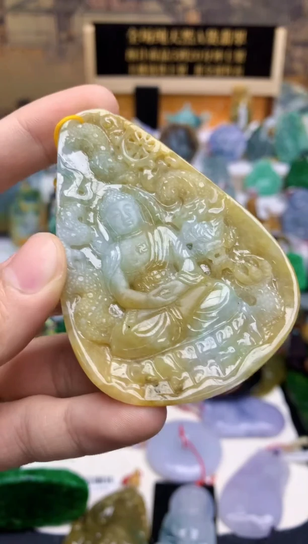 未镶嵌挂件翡翠朵****款天然A货翡翠