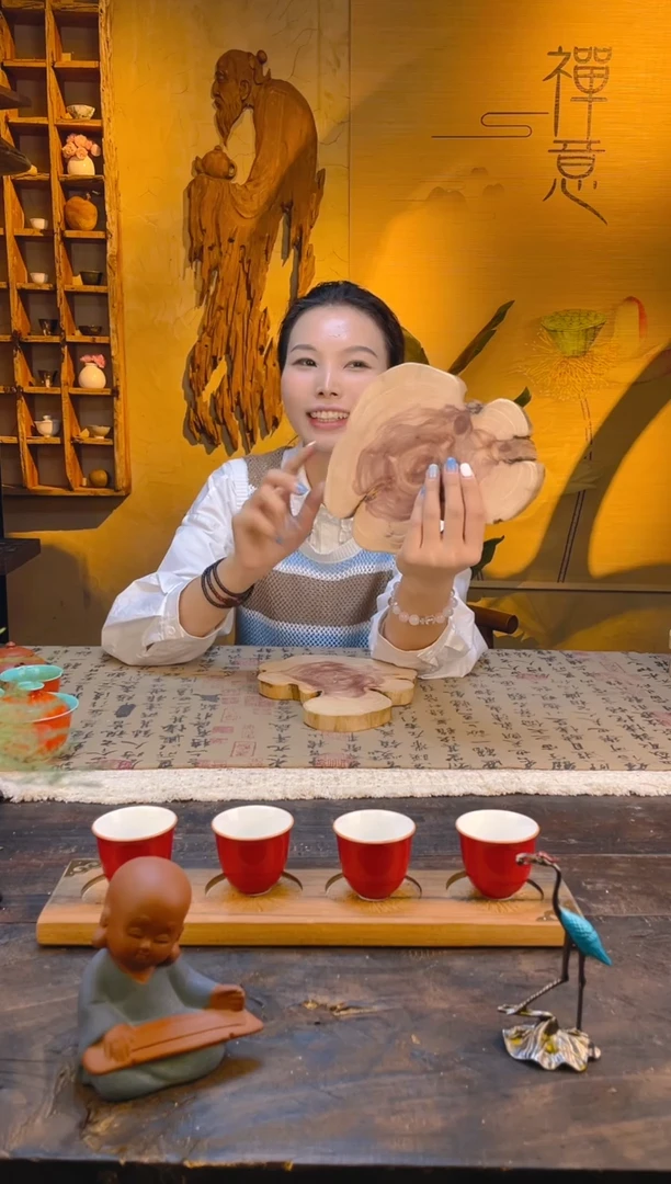 木崖柏壶承艺术摆件