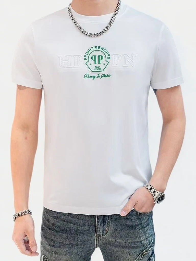 【大公道实体】夏季新款时尚休闲百搭男士圆领短袖5975