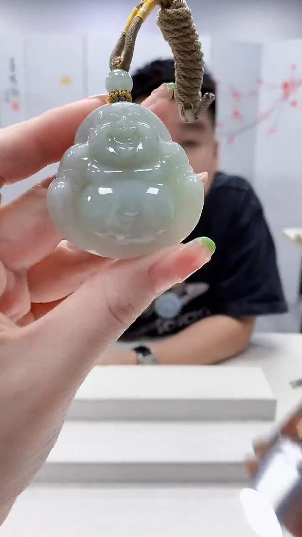 未镶嵌定制翡翠5028ry-毛货挂件20