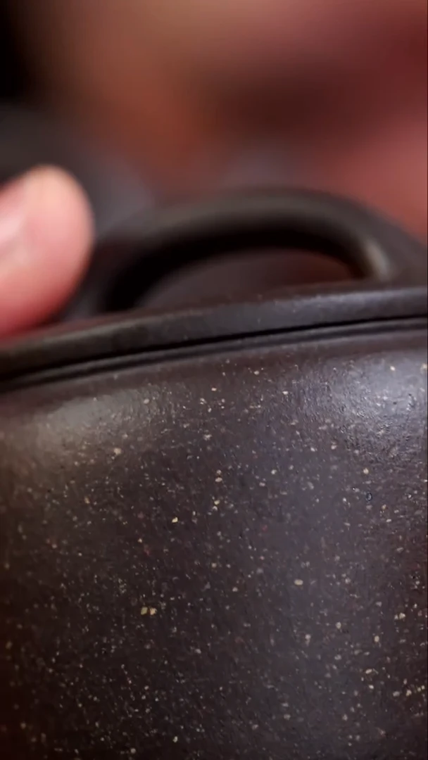 【闪购商品】紫砂茶壶01-半手天青瓦当150cc