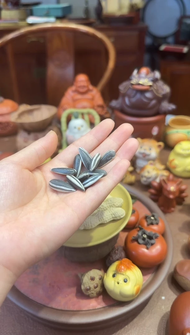 紫砂茶宠紫砂瓜子10个