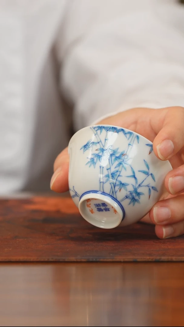 其他墨舍御器斗彩竹纹单杯（联名）