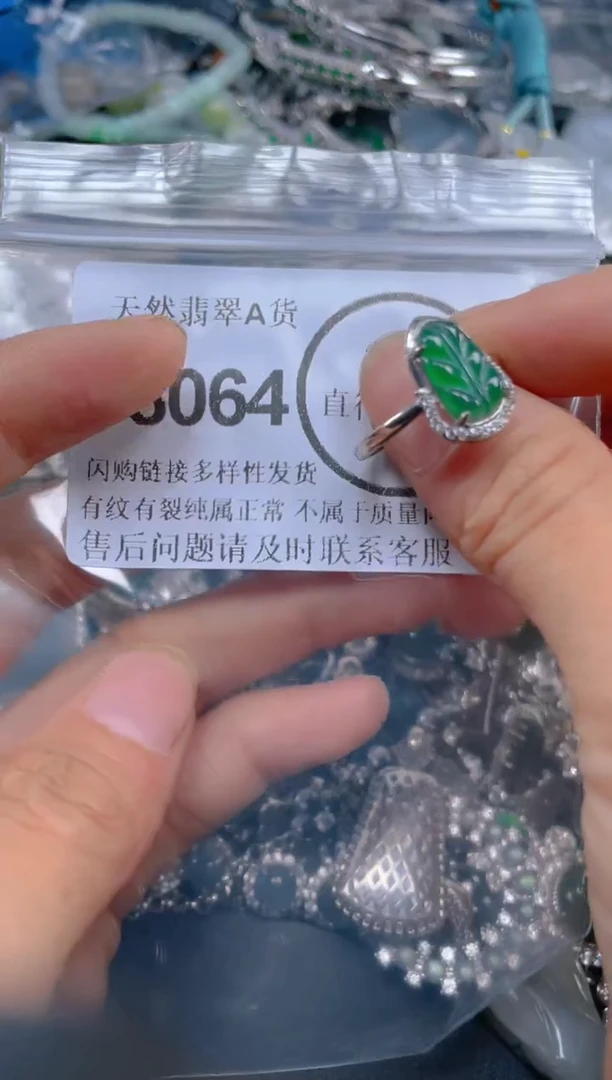 翡翠未镶嵌颈饰8064