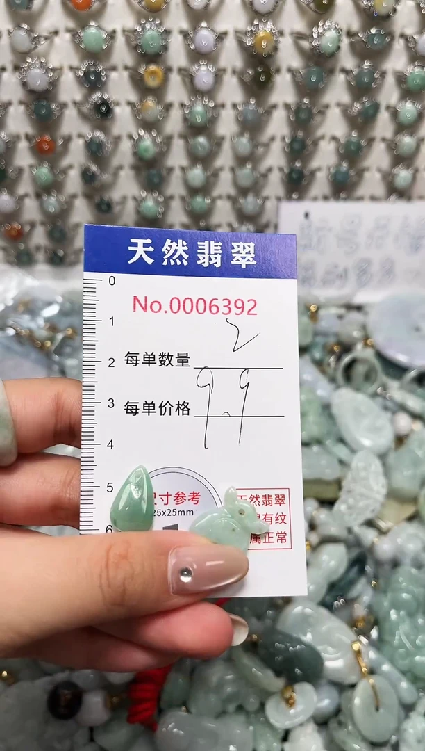 吊坠(不含链)未镶嵌翡翠6392