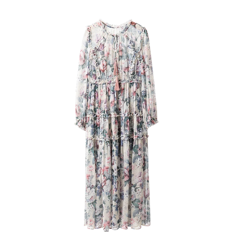 平价版碎花裙系列-长裙 QL231036