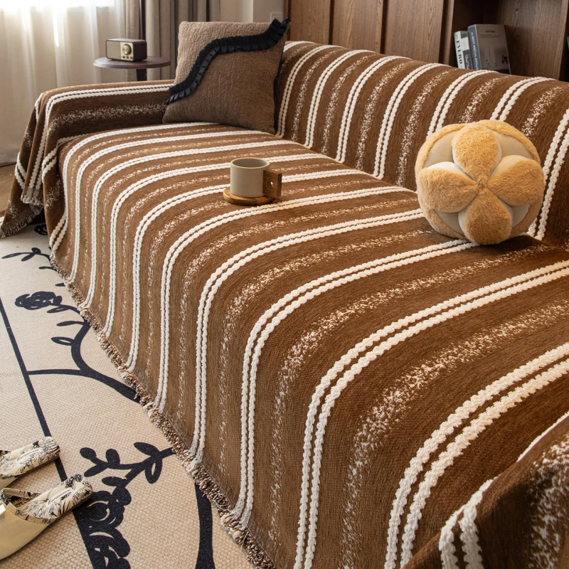 今后 森屿雪尼尔四季款沙发巾