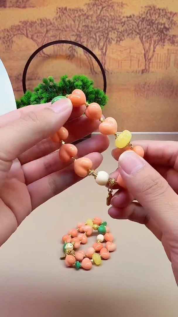 14K金镶嵌颈饰玛瑙/玉髓S260