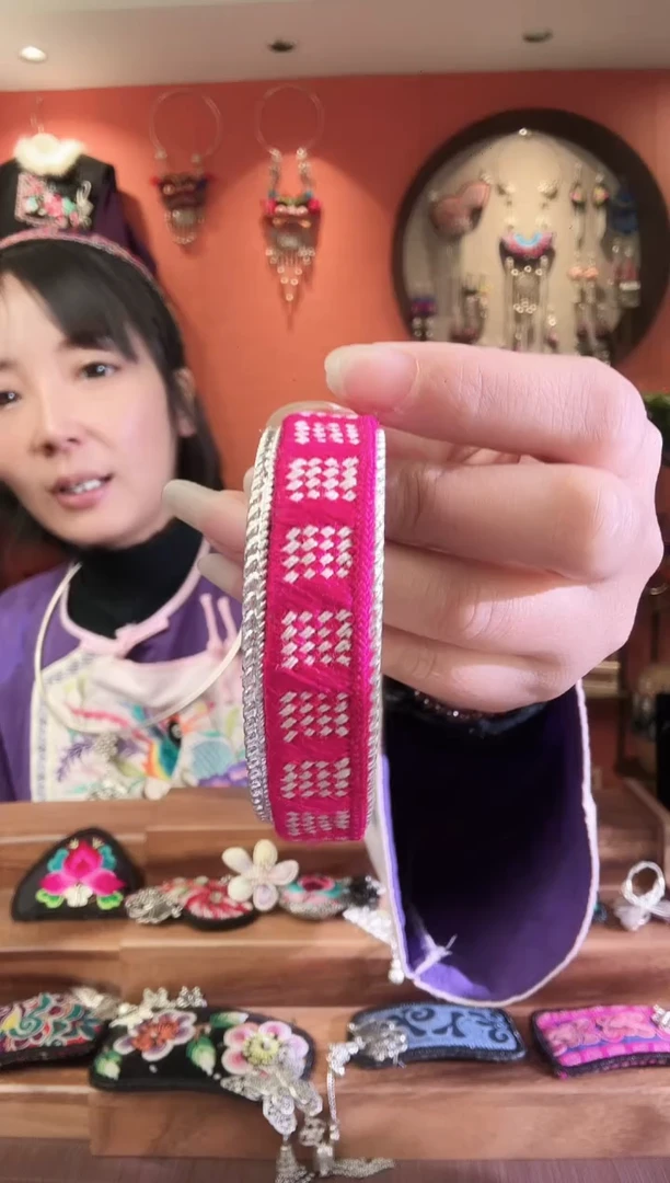 非遗手工刺绣苗绣首饰27