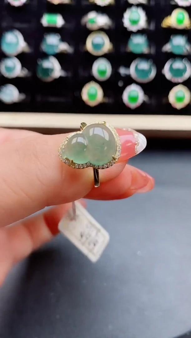 【闪购商品】翡翠戒指银S925镶嵌1212