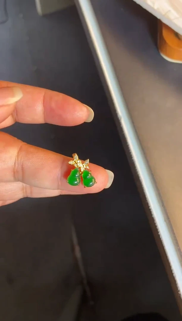 吊坠(不含链)银S925镶嵌翡翠1