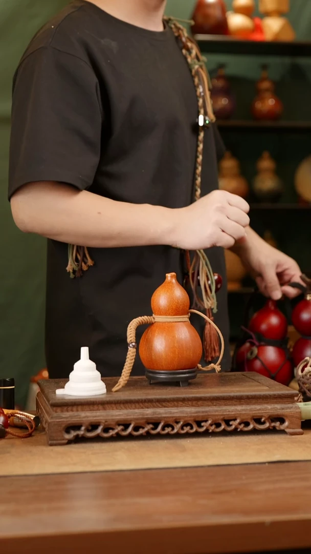 16号精品天然大漆酒葫芦一物一拍~