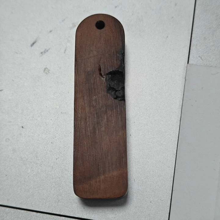 雷 枣木  太 吊坠（穿绳）-550699