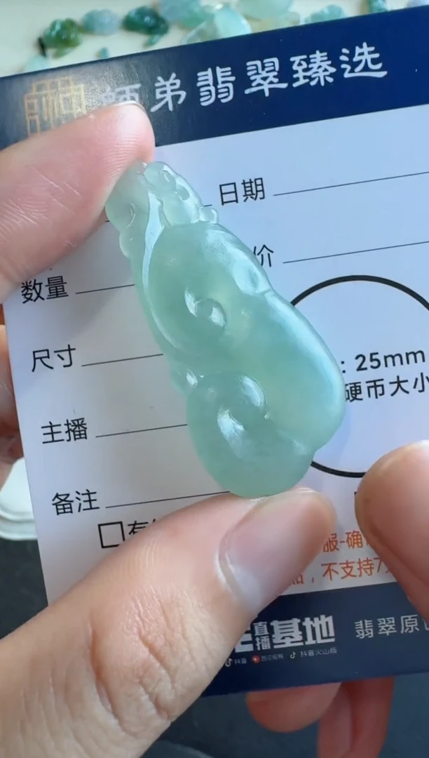 未镶嵌定制翡翠如意