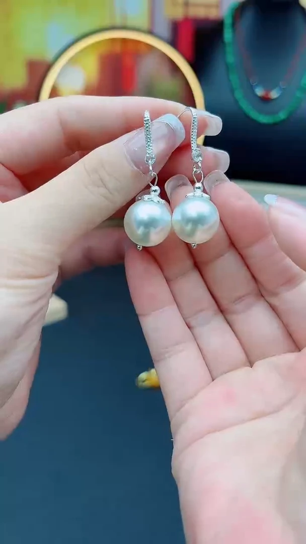 耳饰未镶嵌拼合珍珠（马贝珠）239000