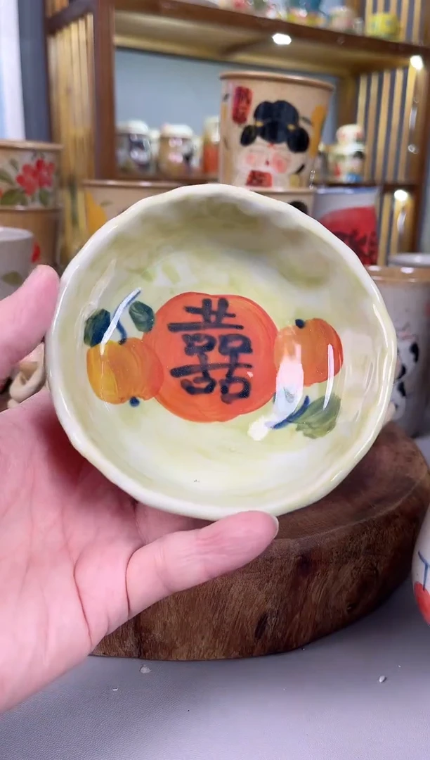 【闪购商品】瓷片景德镇手绘高温釉下彩陶瓷