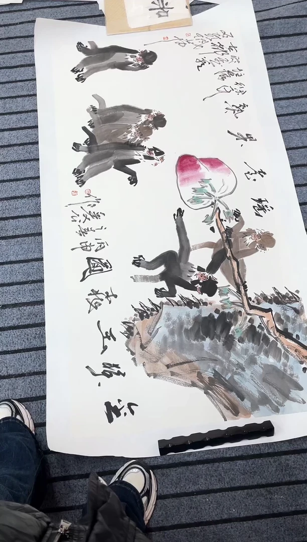 精品国画人物作品