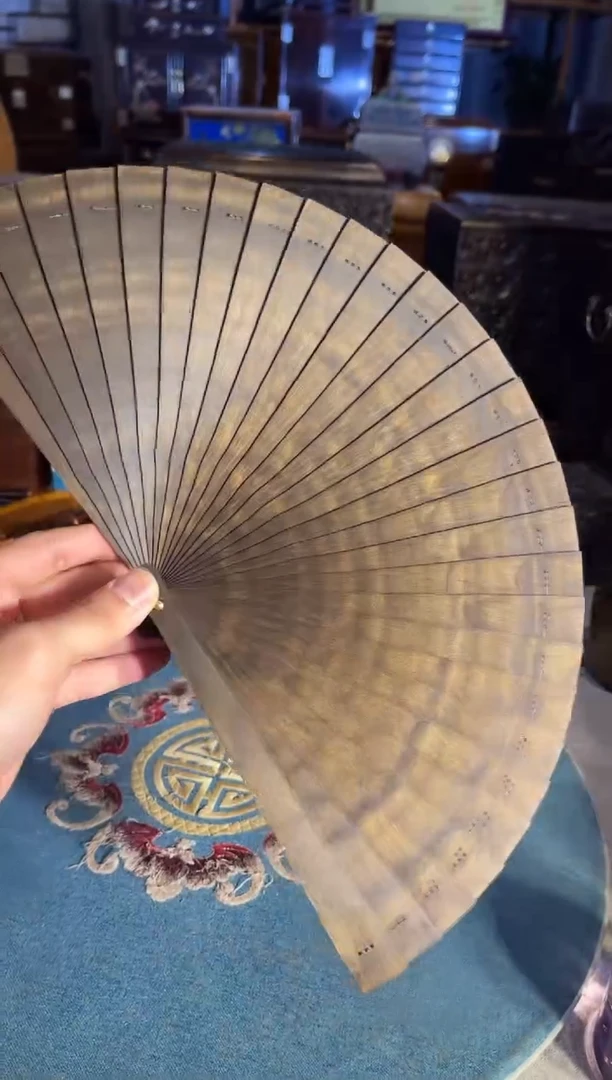乌木类成套家具乌木扇子 13