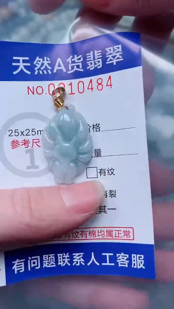 翡翠未镶嵌吊坠(不含链)1