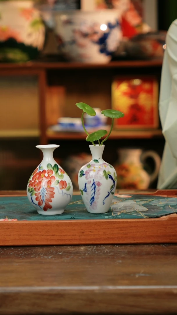 瓷片景德镇纯手工釉下彩精品茶具水杯