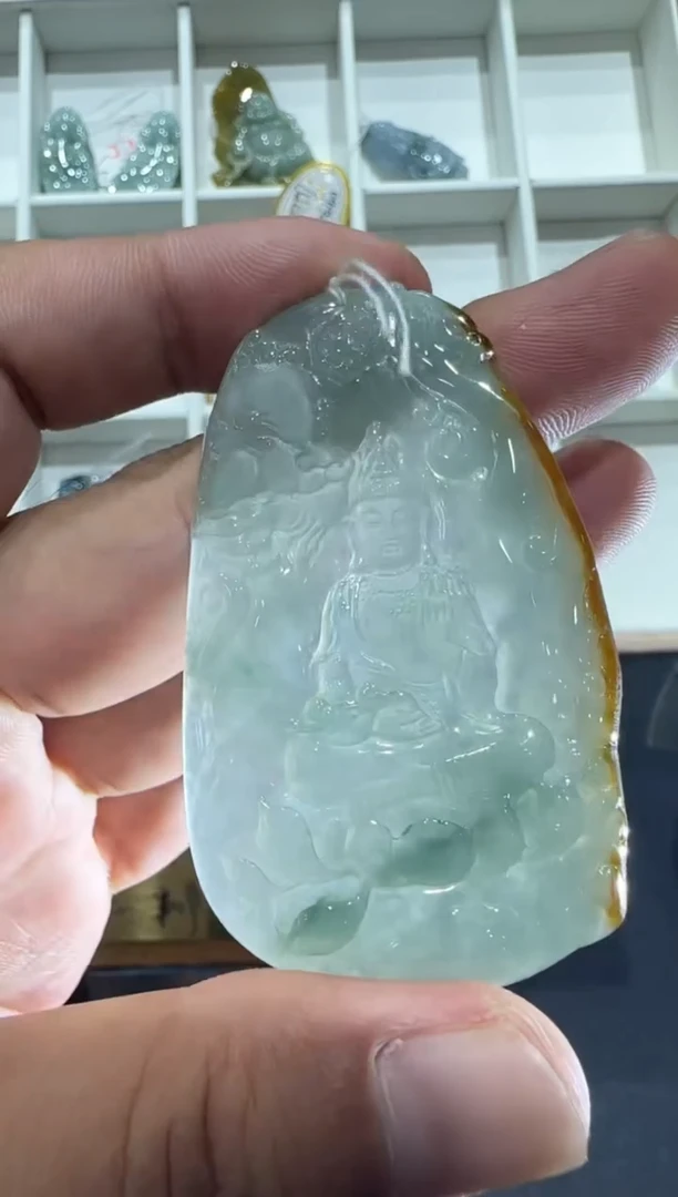 未镶嵌挂件翡翠A货翡翠多样性孤品