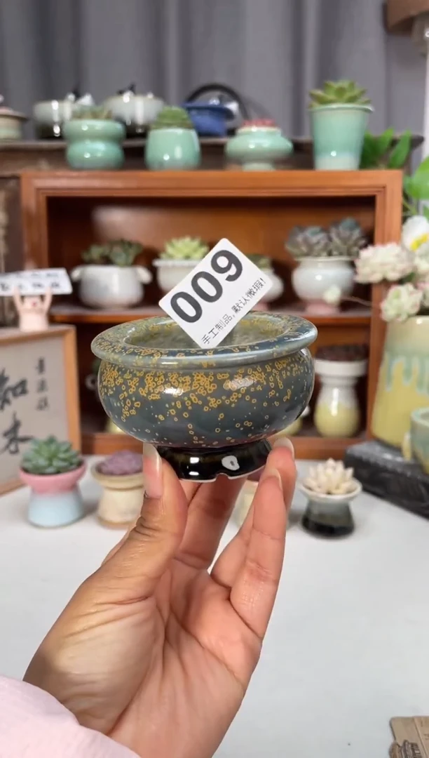 瓷片009知木小芳花盆