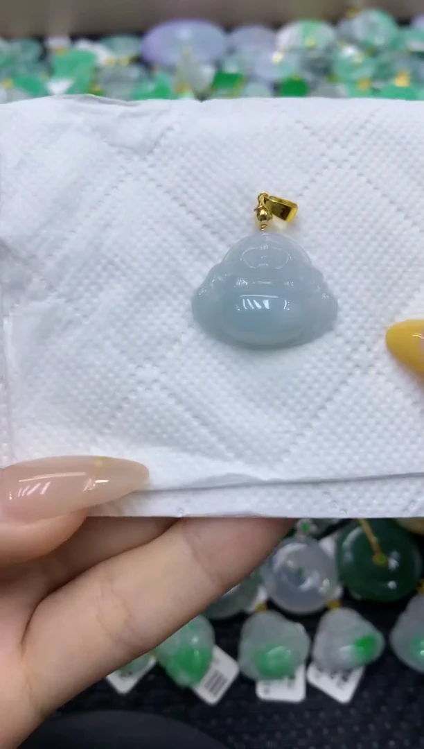 颈饰未镶嵌翡翠天然缅甸翡翠A货