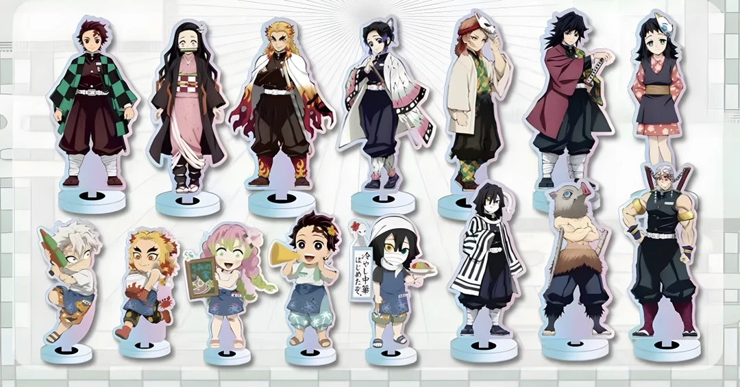 鬼灭之刃旋转立牌二创盲盒代拆