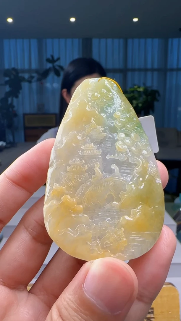 翡翠未镶嵌颈饰XM@@960Q3J17409