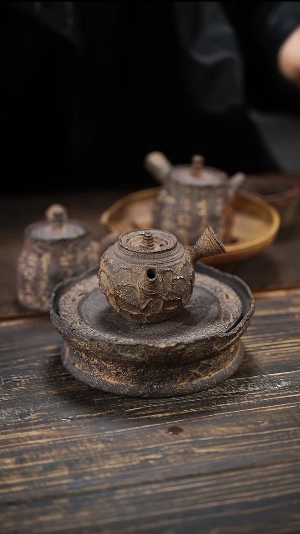 全手工制作 南蛮侧把壶