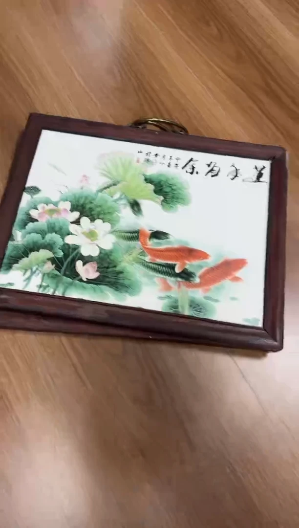 陶瓷瓷板画摆件77