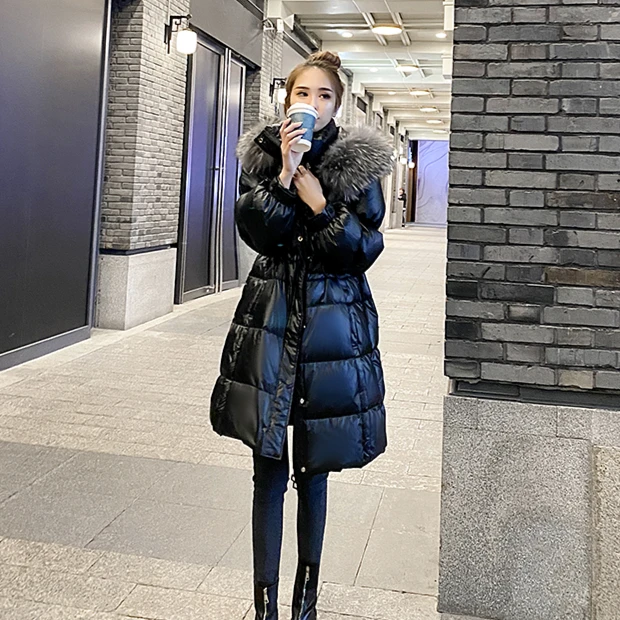 【晓晓家】断码捡漏~~毛领款羽绒服5492花契200斤胖mm冬季