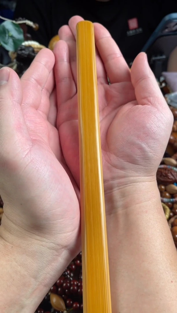 【闪购商品】竹木艺王胖子文玩工作室玉竹戒尺