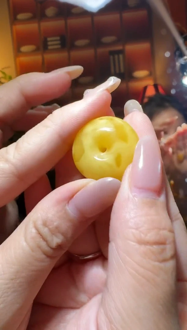 蜜蜡颈饰未镶嵌7351天然蜜蜡珠宝奇石全都保真