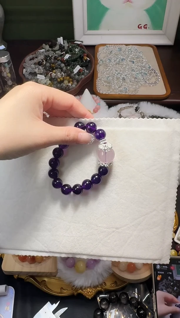 【闪购商品】水晶手串未镶嵌紫水晶