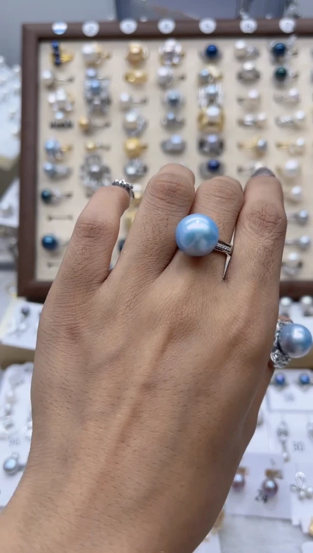 【闪购商品】淡水珍珠戒指合金98