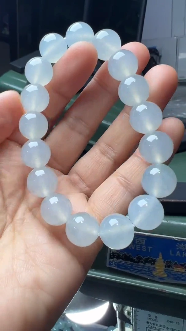 未镶嵌手串翡翠缅甸翡翠A货卡12.4左右