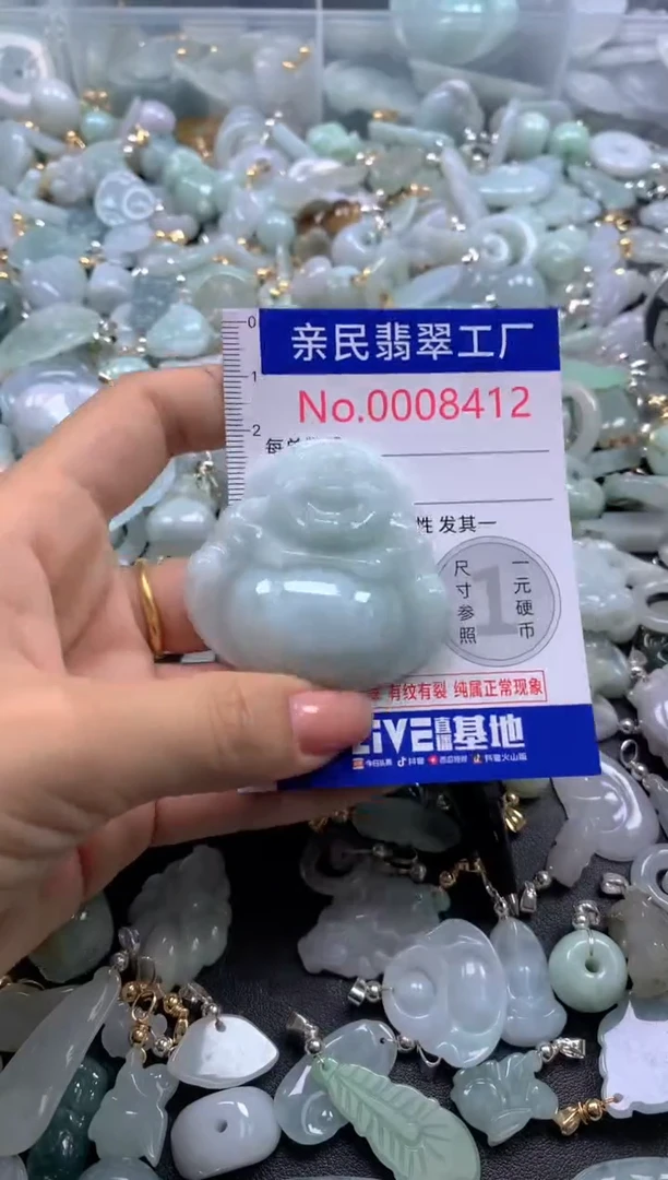 颈饰未镶嵌翡翠8412