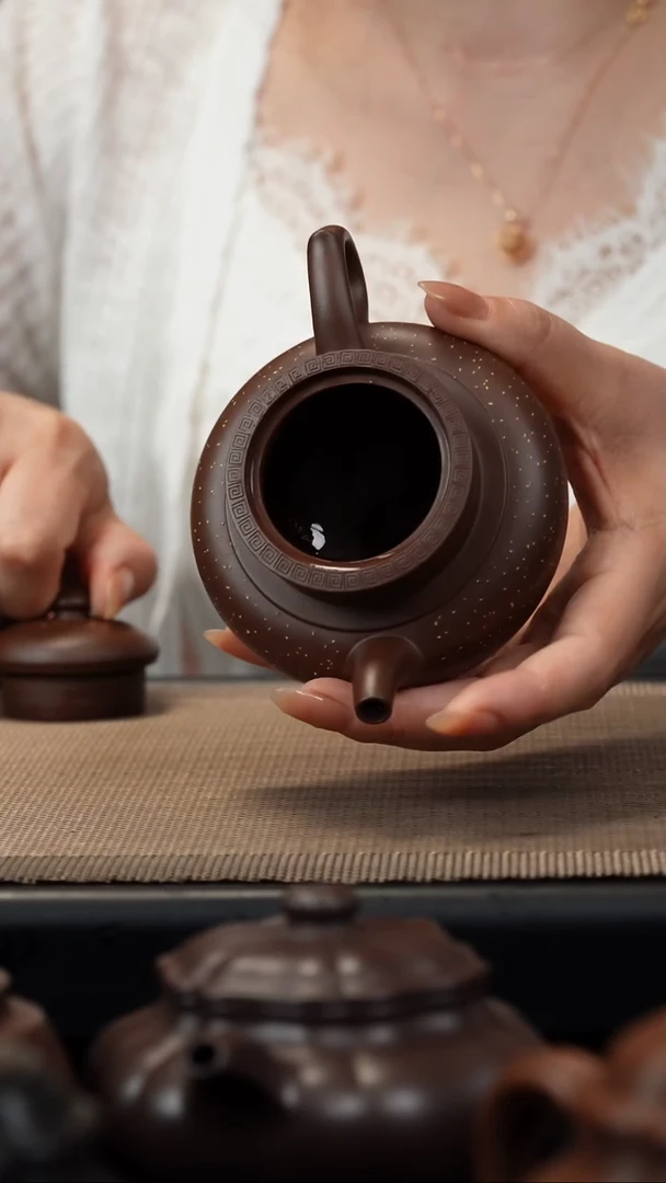 茶壶紫砂！**！紫泥铺砂古卣欧雪200