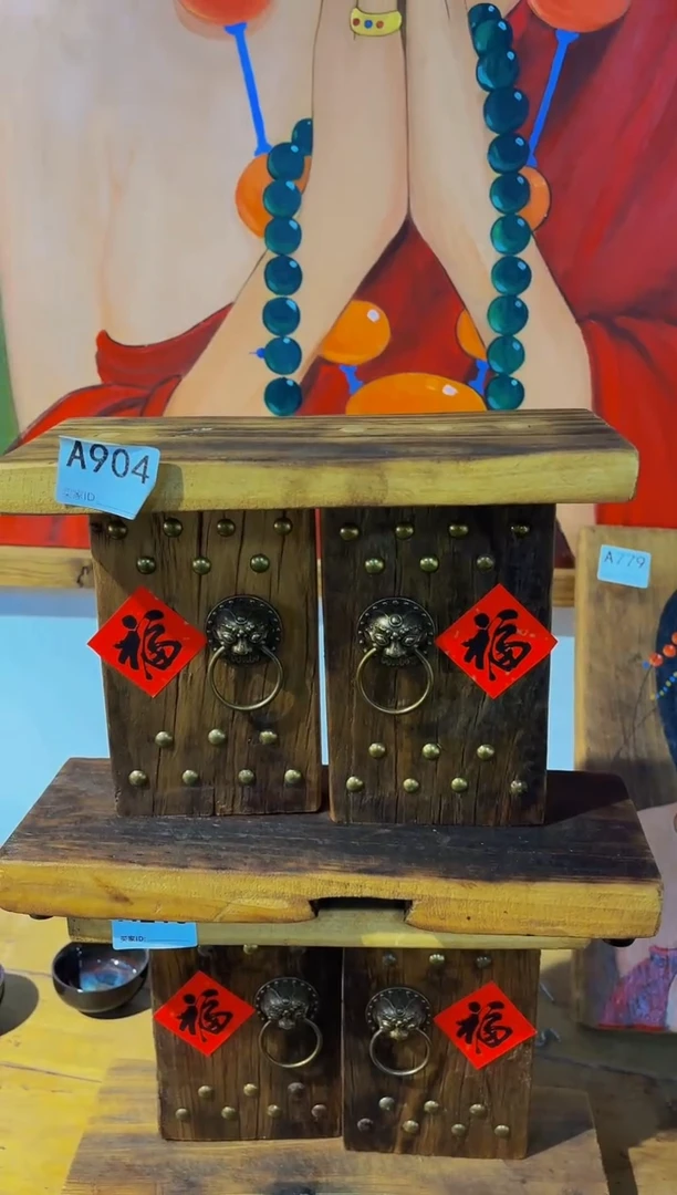 爱*风化老门板丙烯画