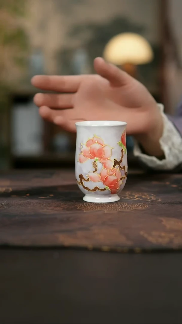 景德镇陶瓷杯碗柴烧多人