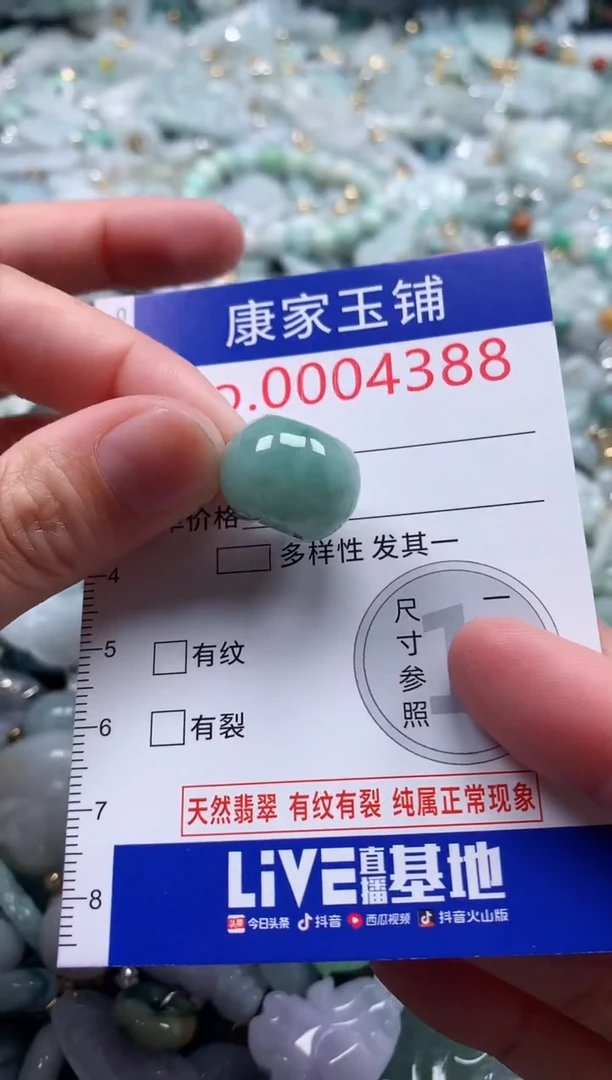 翡翠未镶嵌吊坠(不含链)4388