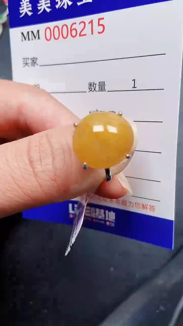 颈饰银S925镶嵌翡翠6215